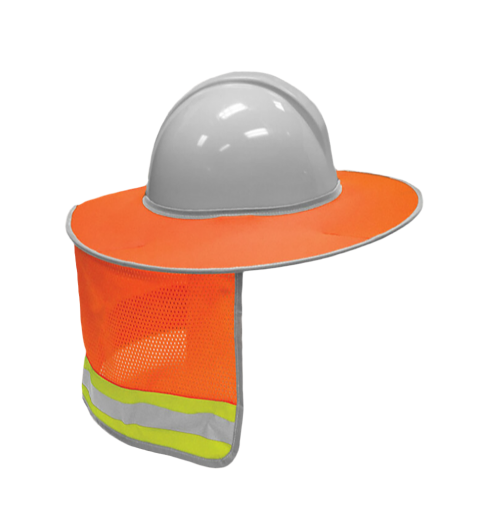 Hard Hat Sunshield With Reflective Stripe