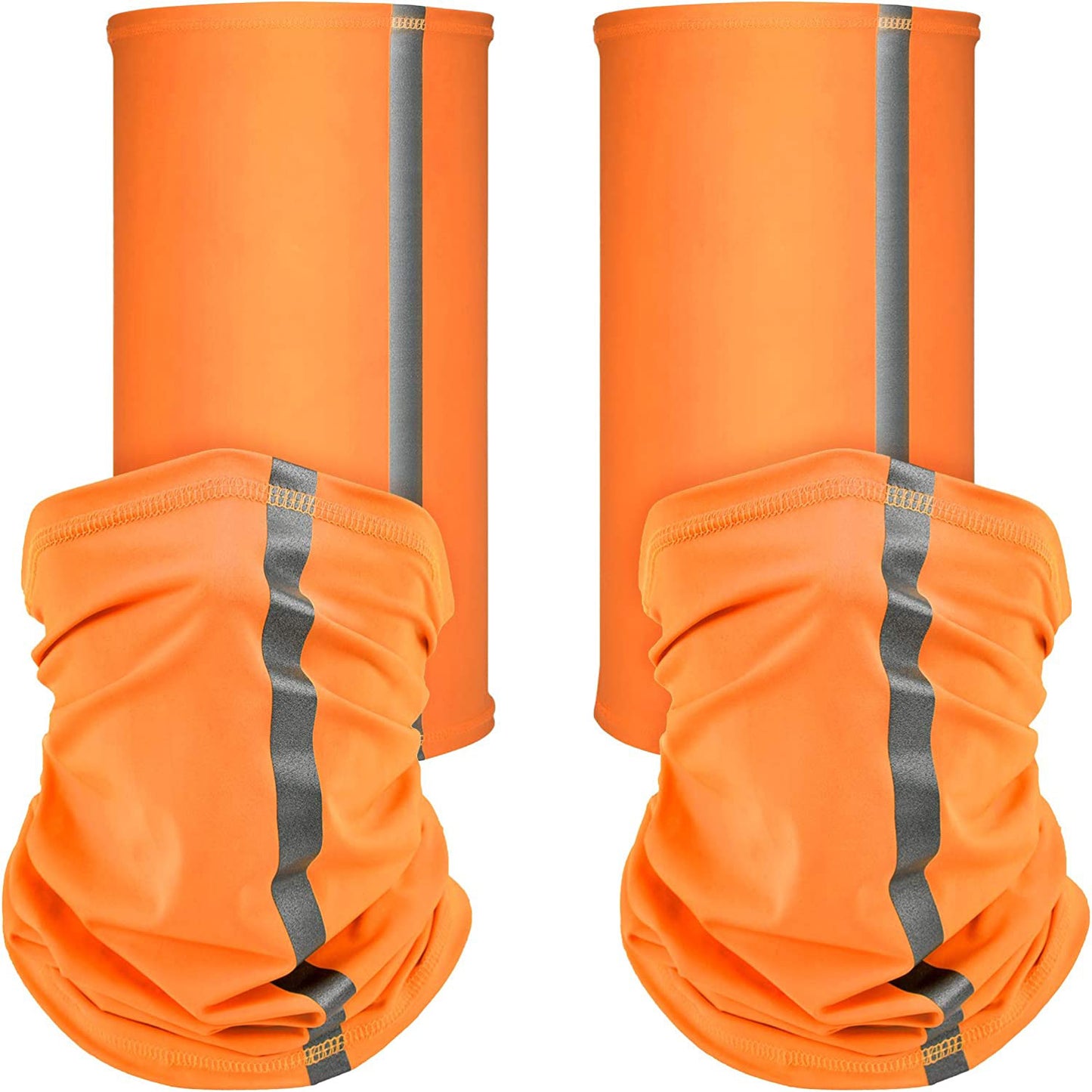 Poliester Gaiter With Reflective Tape (4 Pack)