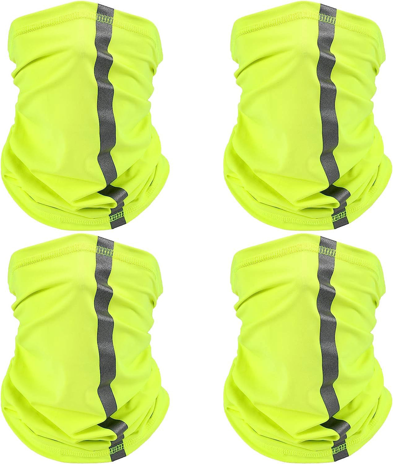 Poliester Gaiter With Reflective Tape (4 Pack)