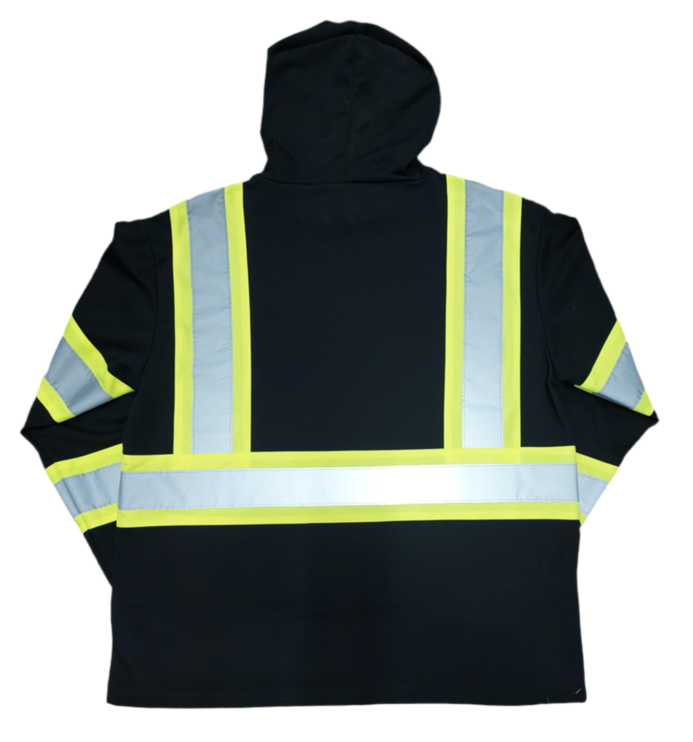 Hi-Vis Reflector Hooded Long Sleeve