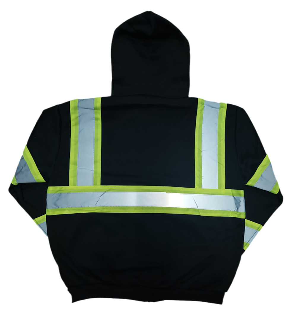 High Visible Reflective Zip-Up Hoodie