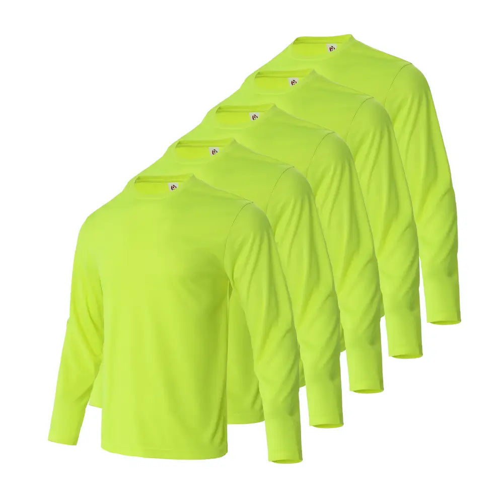 Men's Performance Dry Fit Long Sleeve T-Shirt (100% Polyester)