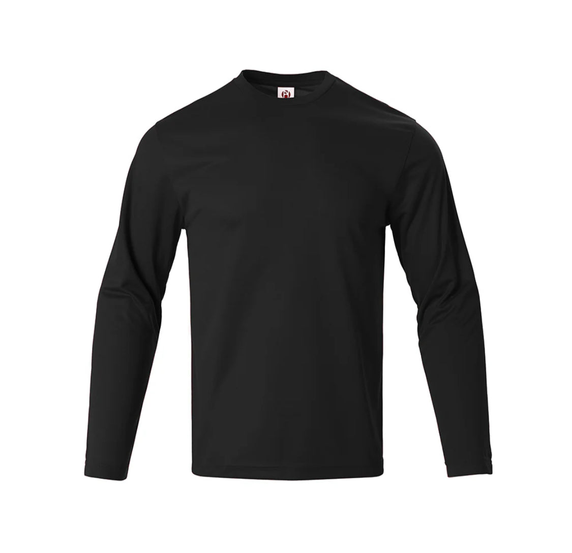 Men's Performance Dry Fit Long Sleeve T-Shirt (100% Polyester)