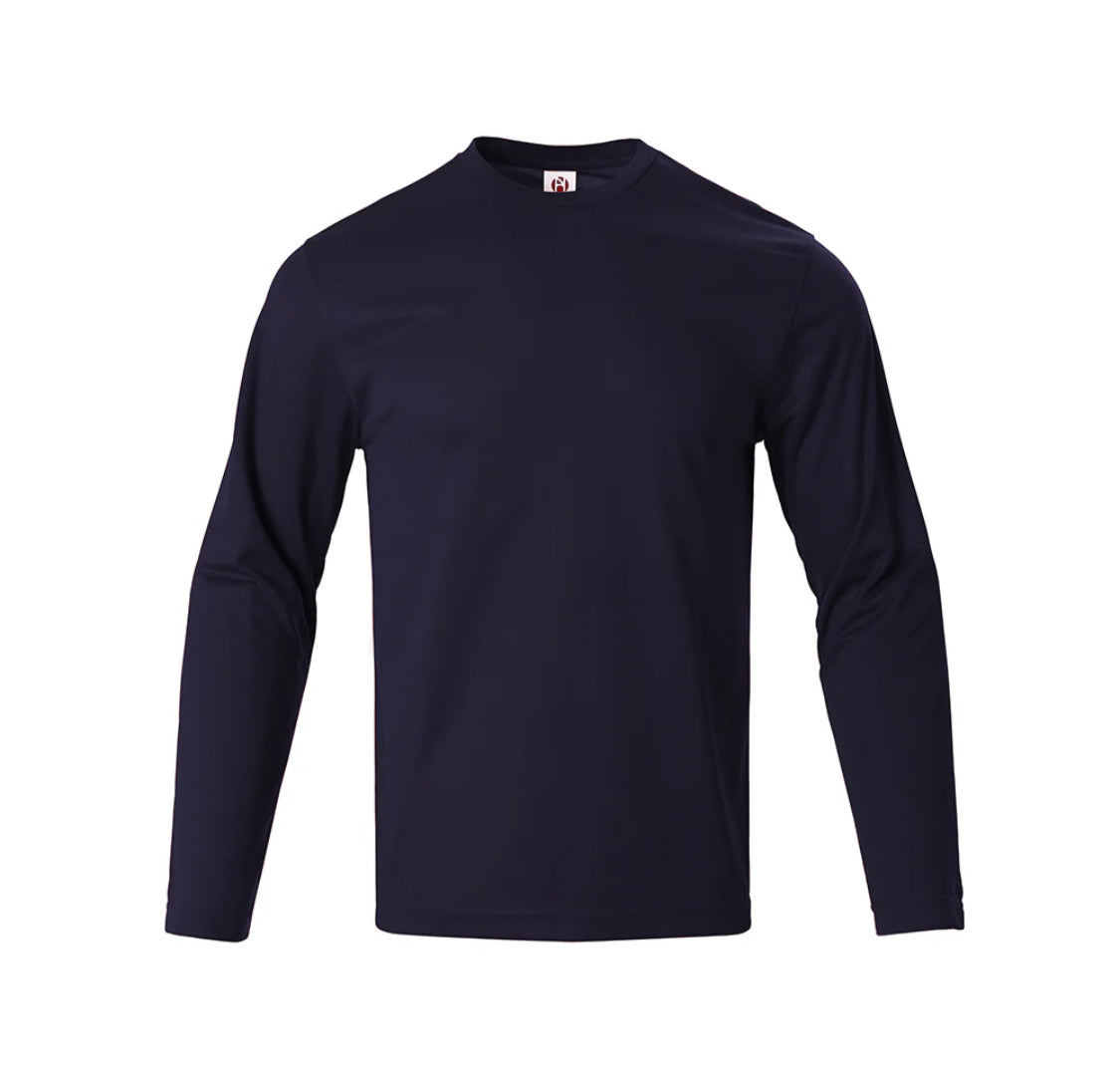 Men's Performance Dry Fit Long Sleeve T-Shirt (100% Polyester)