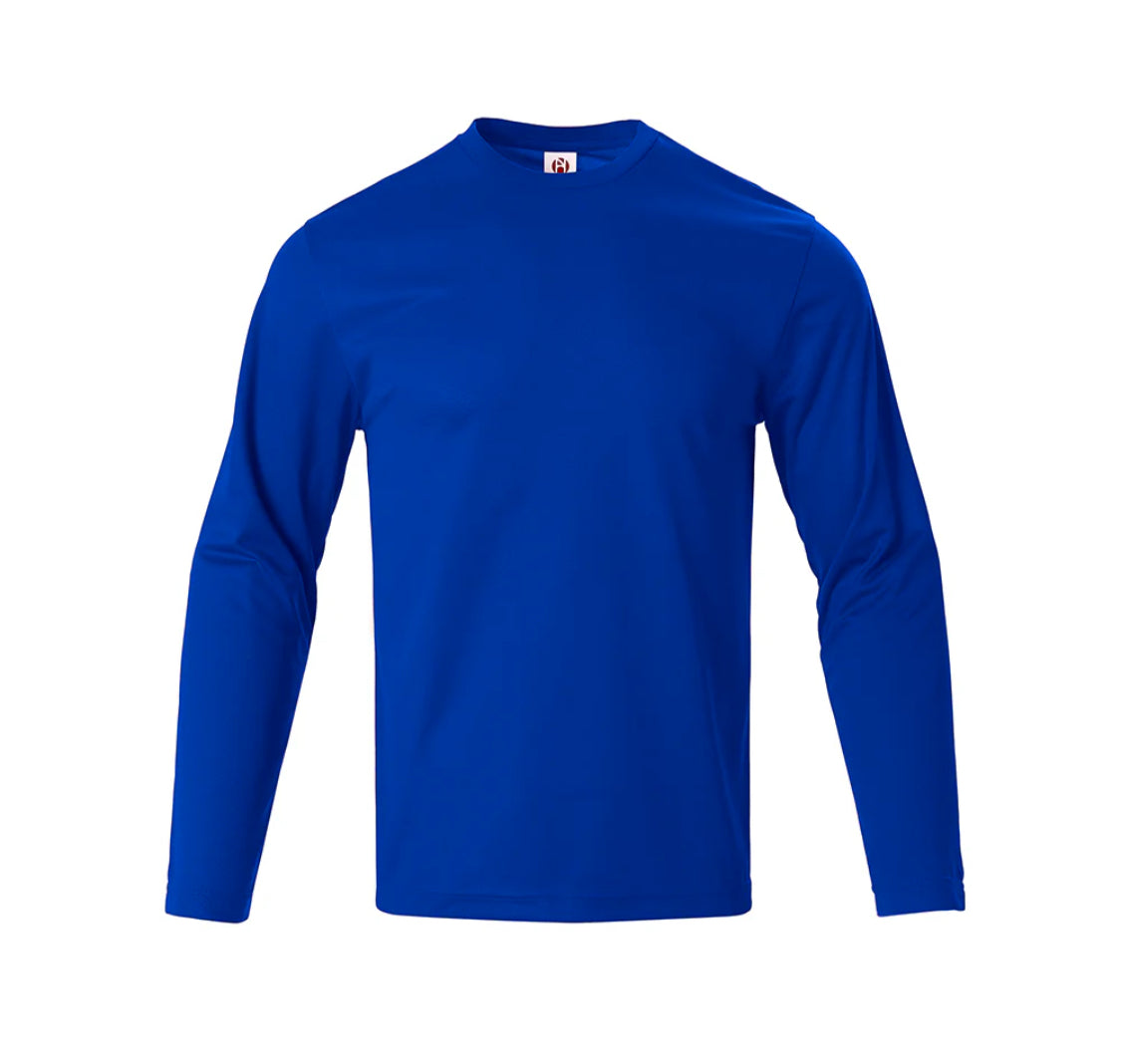 Men's Performance Dry Fit Long Sleeve T-Shirt (100% Polyester)